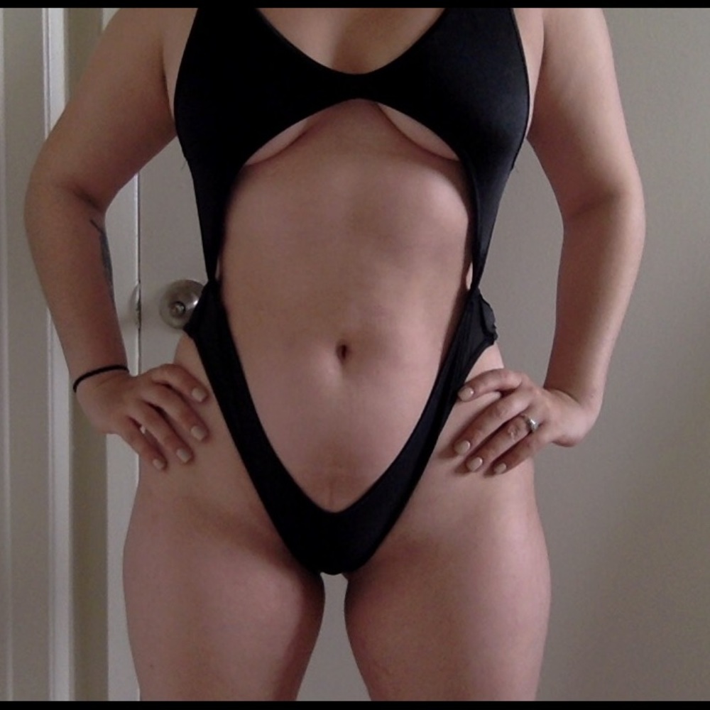 Black one piece