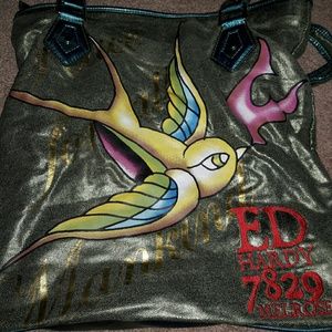 Ed Hardy Large Tote!