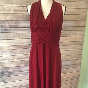 V-neck Red Dress size 16