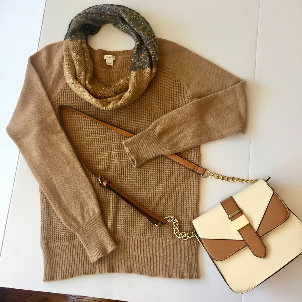 J. Crew Waffle Knit Sweater Comfy!