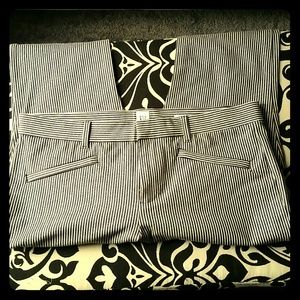 Pinstripe GAP Skinny Ankle Pants