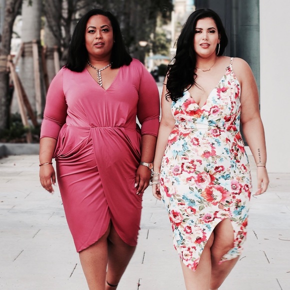 Fashion to Figure Dresses & Skirts - ONE DAY SALE Drape front cross dress