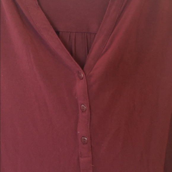Maroon long sleeve shirt - Picture 2 of 4
