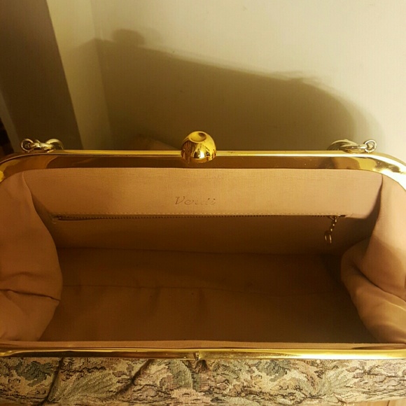 Vintage Verdi Chain Link Floral Purse - Picture 3 of 4