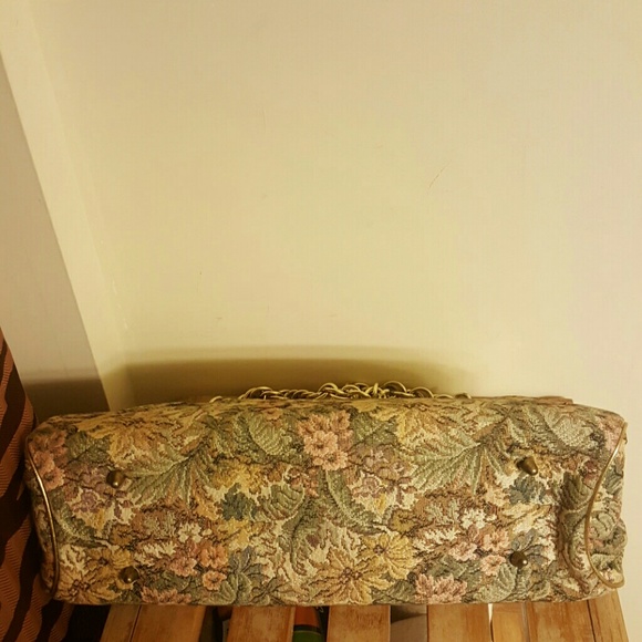 Vintage Verdi Chain Link Floral Purse - Picture 4 of 4