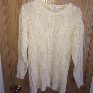 Cream Oversized Sweater