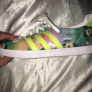 Pastel Flower Adidas Gazelle OG WC Farms sneakers