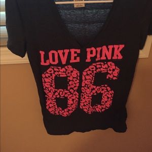 Victoria secret love pink tshirt short sleeves