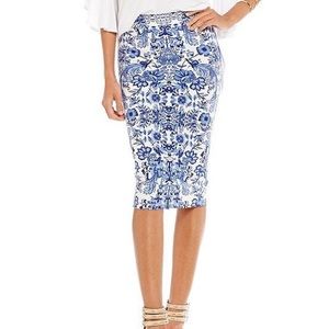 Gianni Bini Bethany High Waisted Pencil Skirt