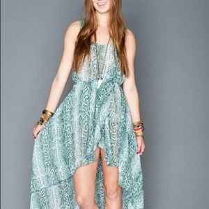 Show Me Your Mumu Phython High-Low Dress