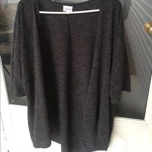 LuLaRoe Lindsay, charcoal grey