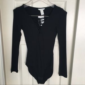 Ribbed Bodysuit