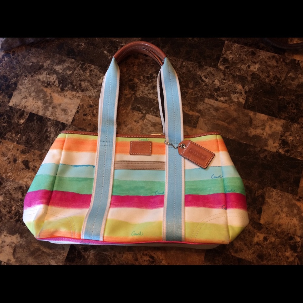 Watercolor Coach Purse