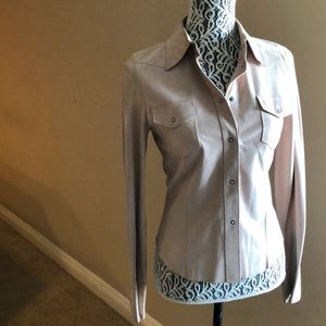 Suede Gucci Button Down