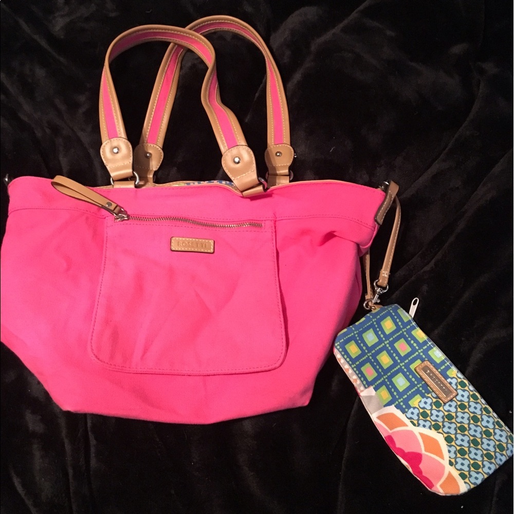 Rosetti purse with attachable wristlet/wallet