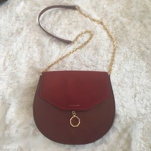 Auth* Louise et Cie 'Jael' Suede/Leather Bag