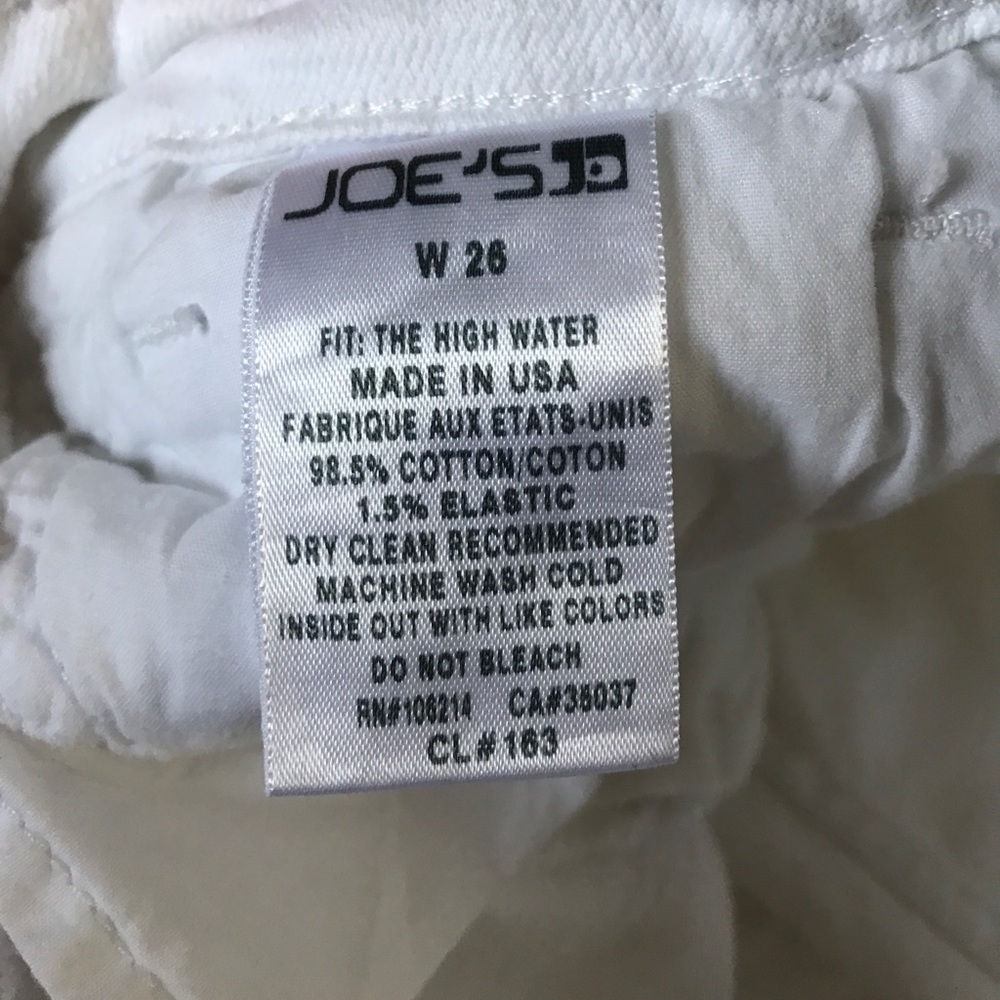 Joe's Jeans white high water in Bonnie cut - Picture 4 of 5