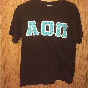 AOII stitched letters