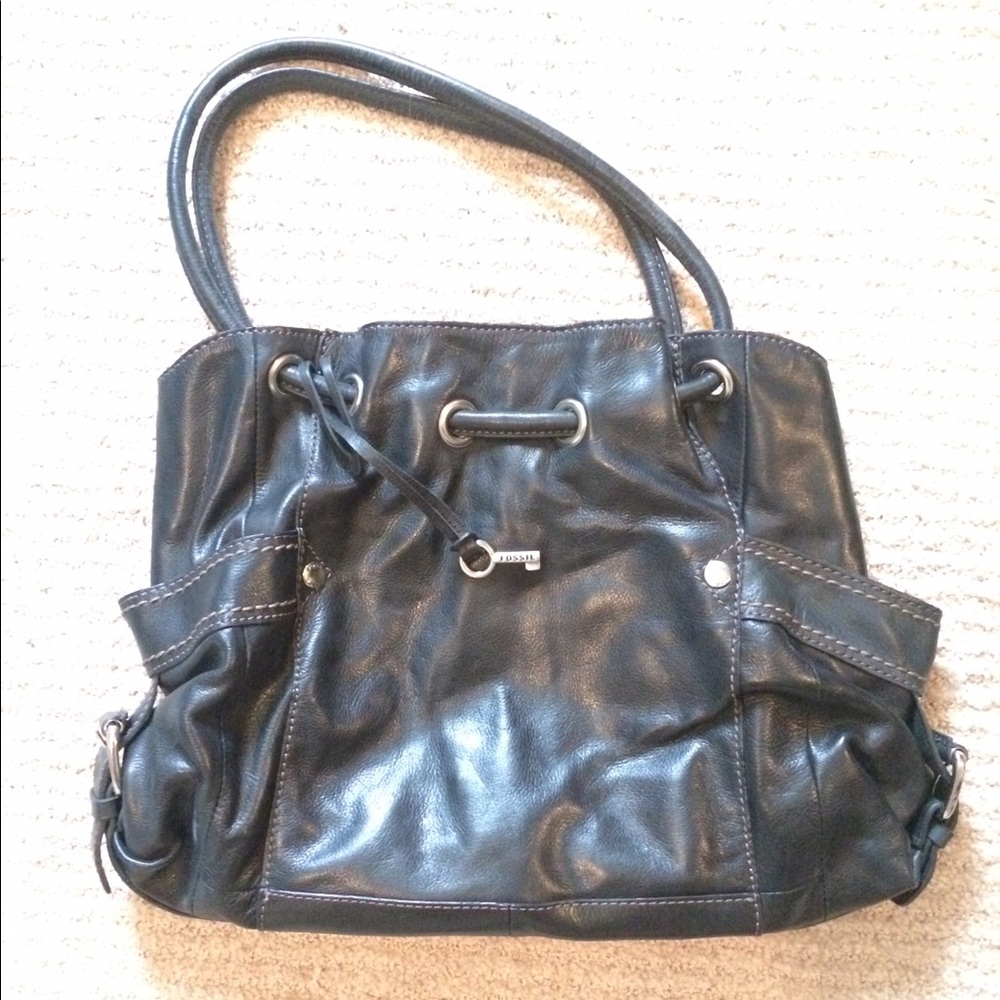 Black Fossil Handbag