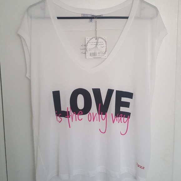 Peace Love World, Fashion Top, Love is the only way, w/Gift, NWT - Picture 2 of 7