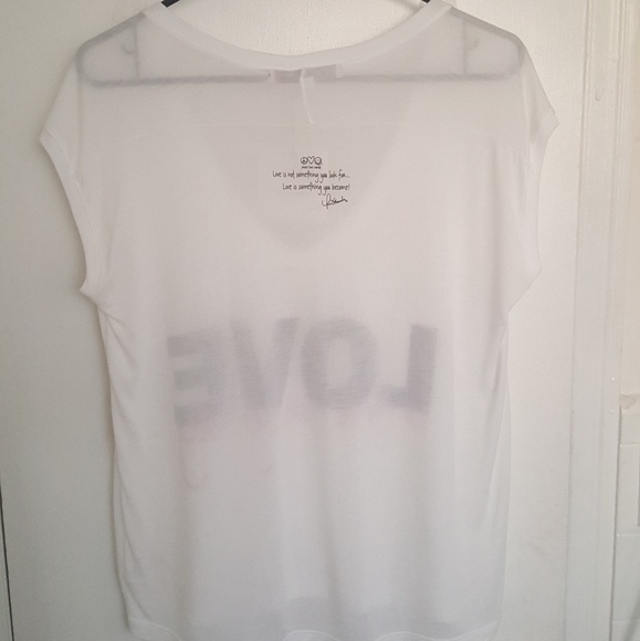 Peace Love World, Fashion Top, Love is the only way, w/Gift, NWT - Picture 4 of 7