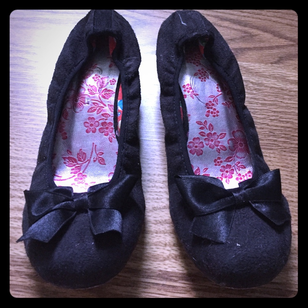 Ballet flat heels