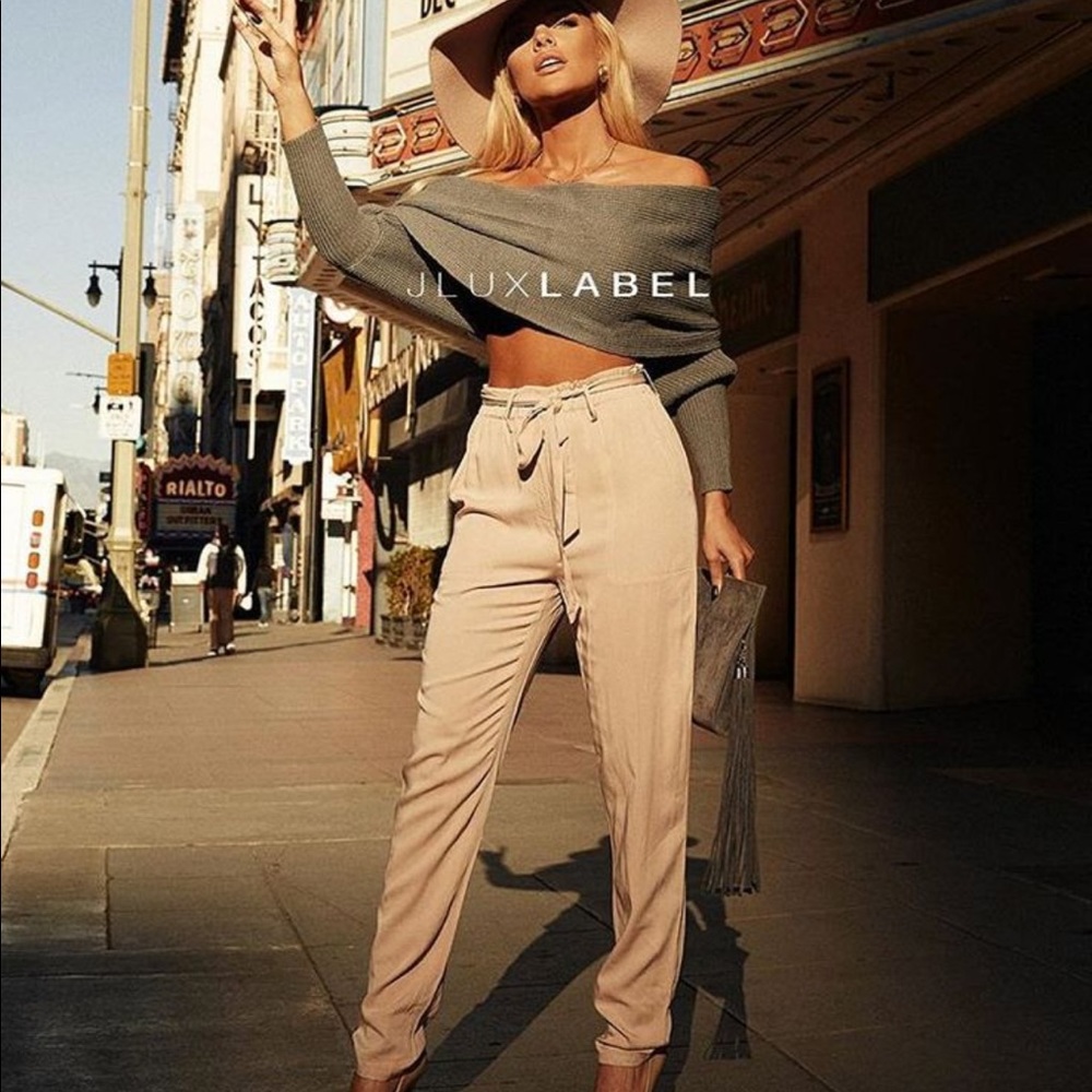 Jluxlabel scarlet sweater wrap