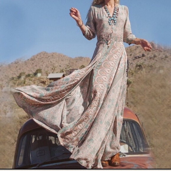 Bohemian maxi dress DRC152 - Picture 2 of 4