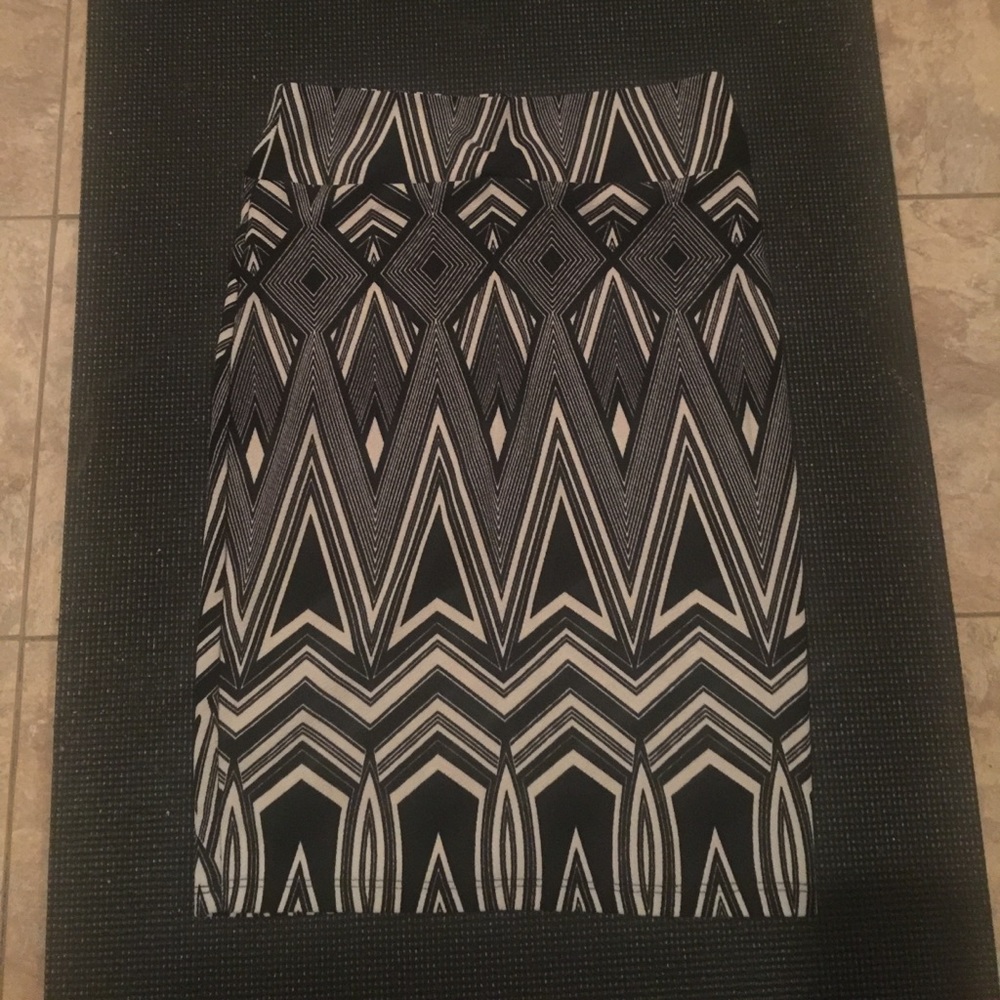 Black and white skirt