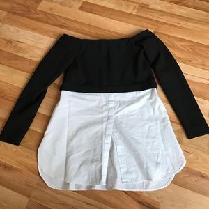 Zara off the shoulder blouse