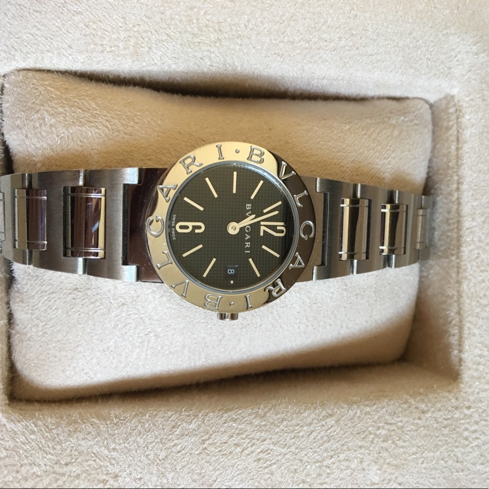 Bulgari stainless steel women's watch