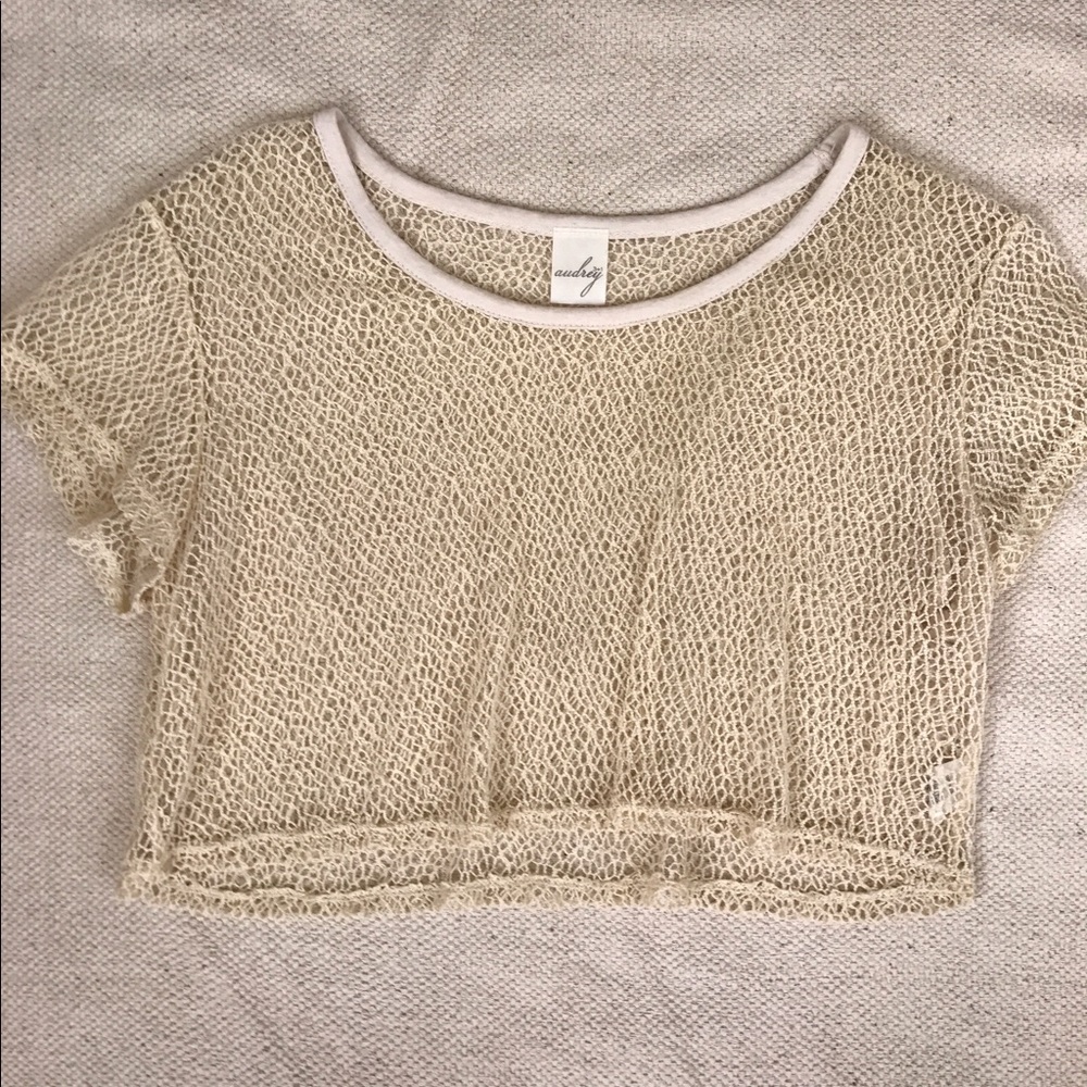 Net-lace Crop Top