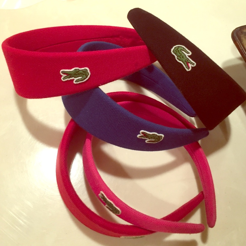 Lacoste headbands