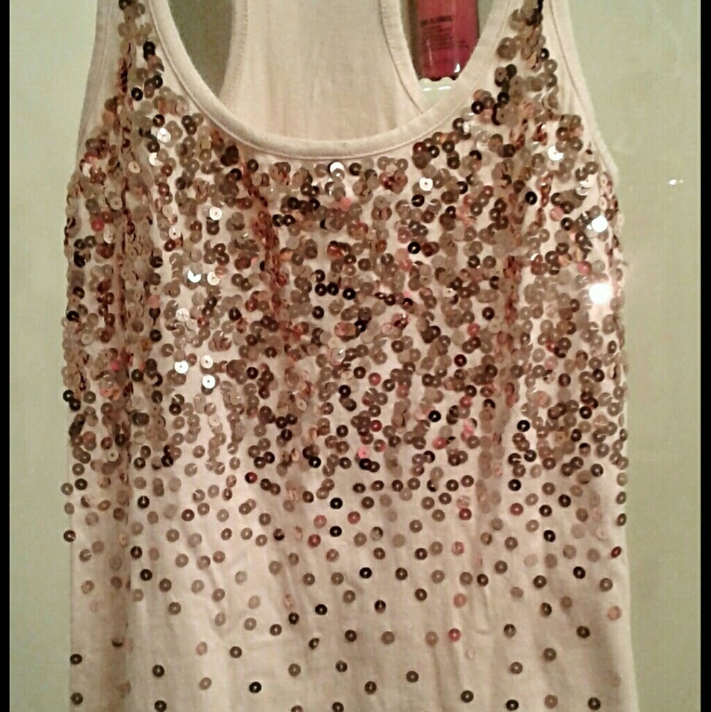 Cute sequin tank top