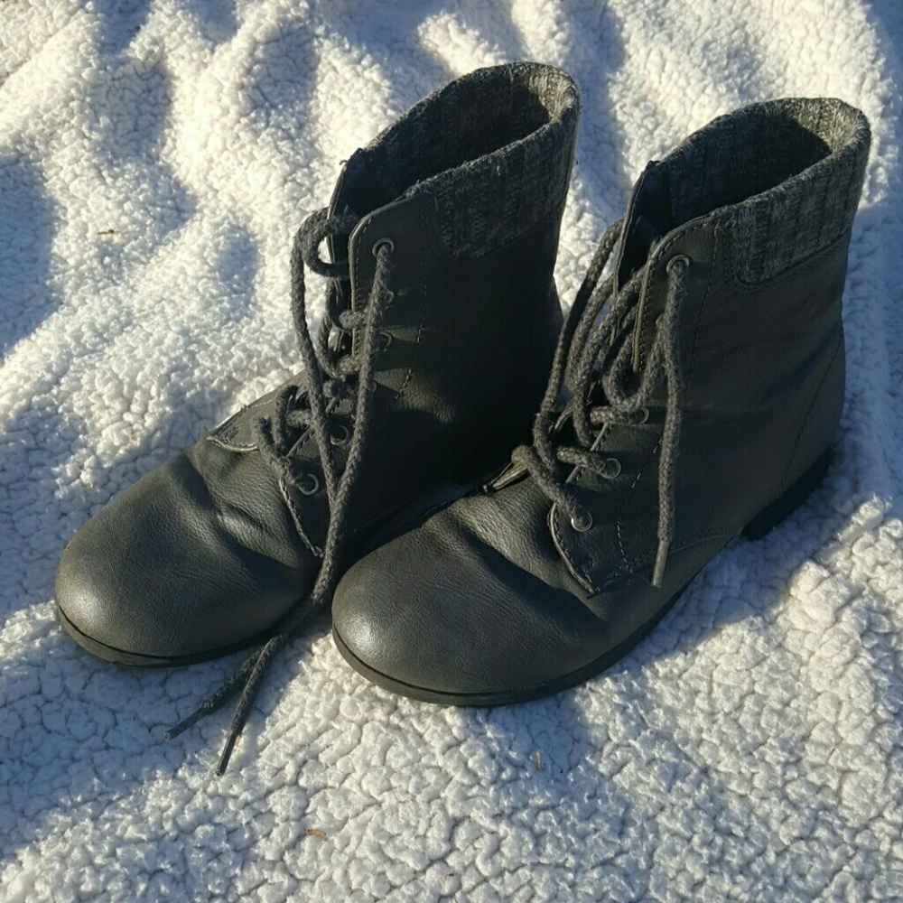 Gray Booties