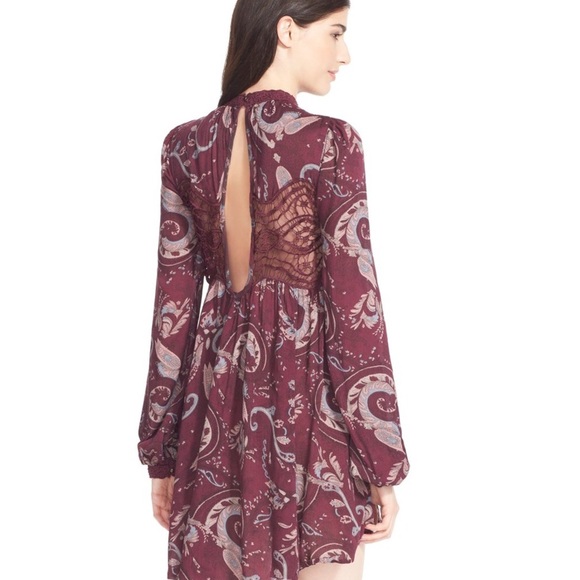 NWTs Free People Tunic Dress in Plum - Picture 1 of 4