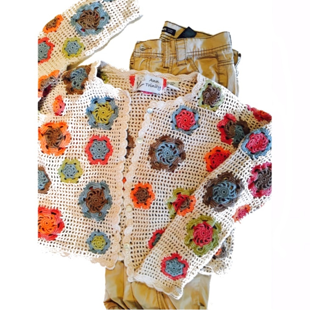 Ann Trinity crochet sweater