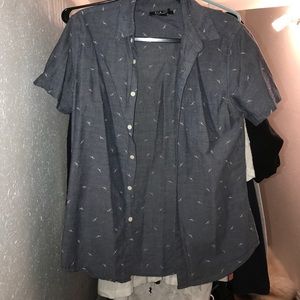 Bird shirt: short sleeve