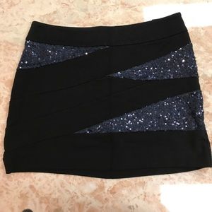💎Sequin Embellished💎 Express Mini Skirt
