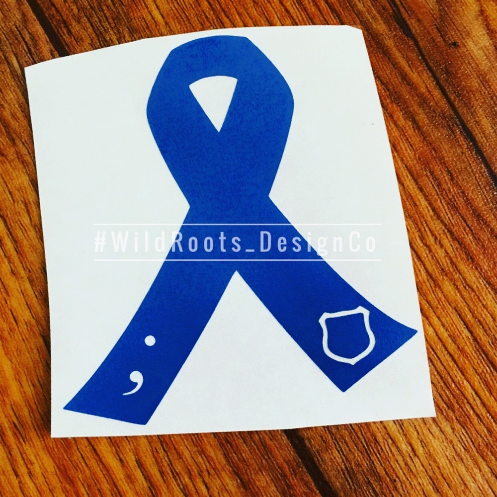 Police ptsd awareness decal