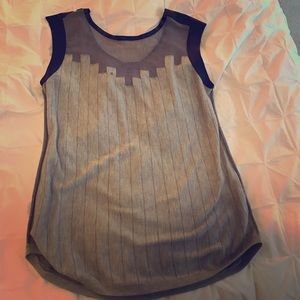 Trouve mixed material top