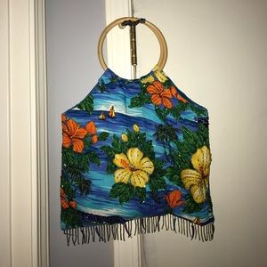Tropical hand bag