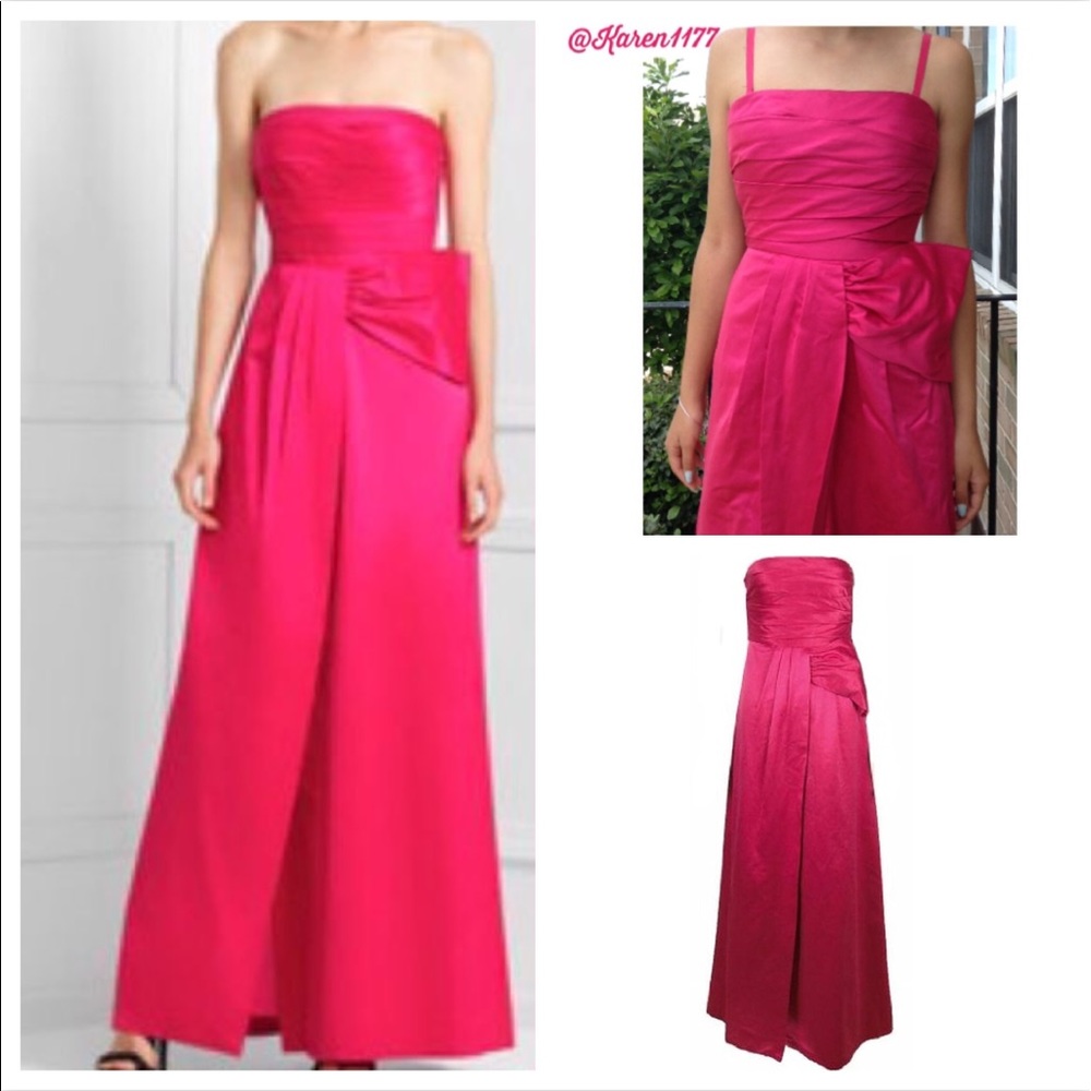 Sale🎈BCBG MaxAzria Bow Gown Dress Begonia Color🎀