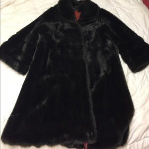 Faux fur coat