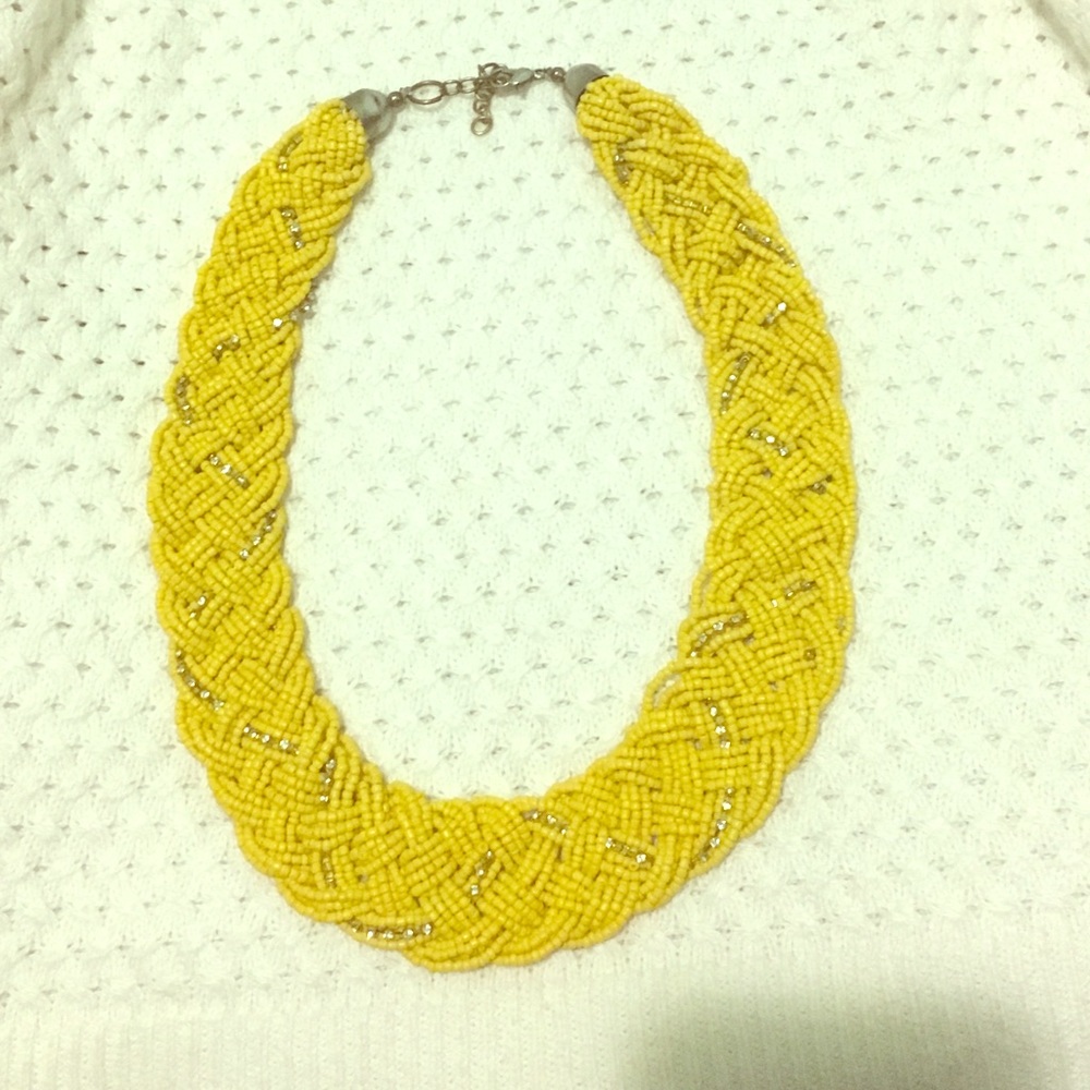 Yellow necklace from Kohl's