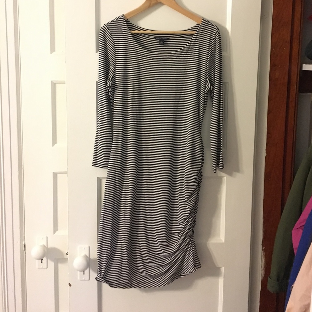 Stripped Banana Republic Dress