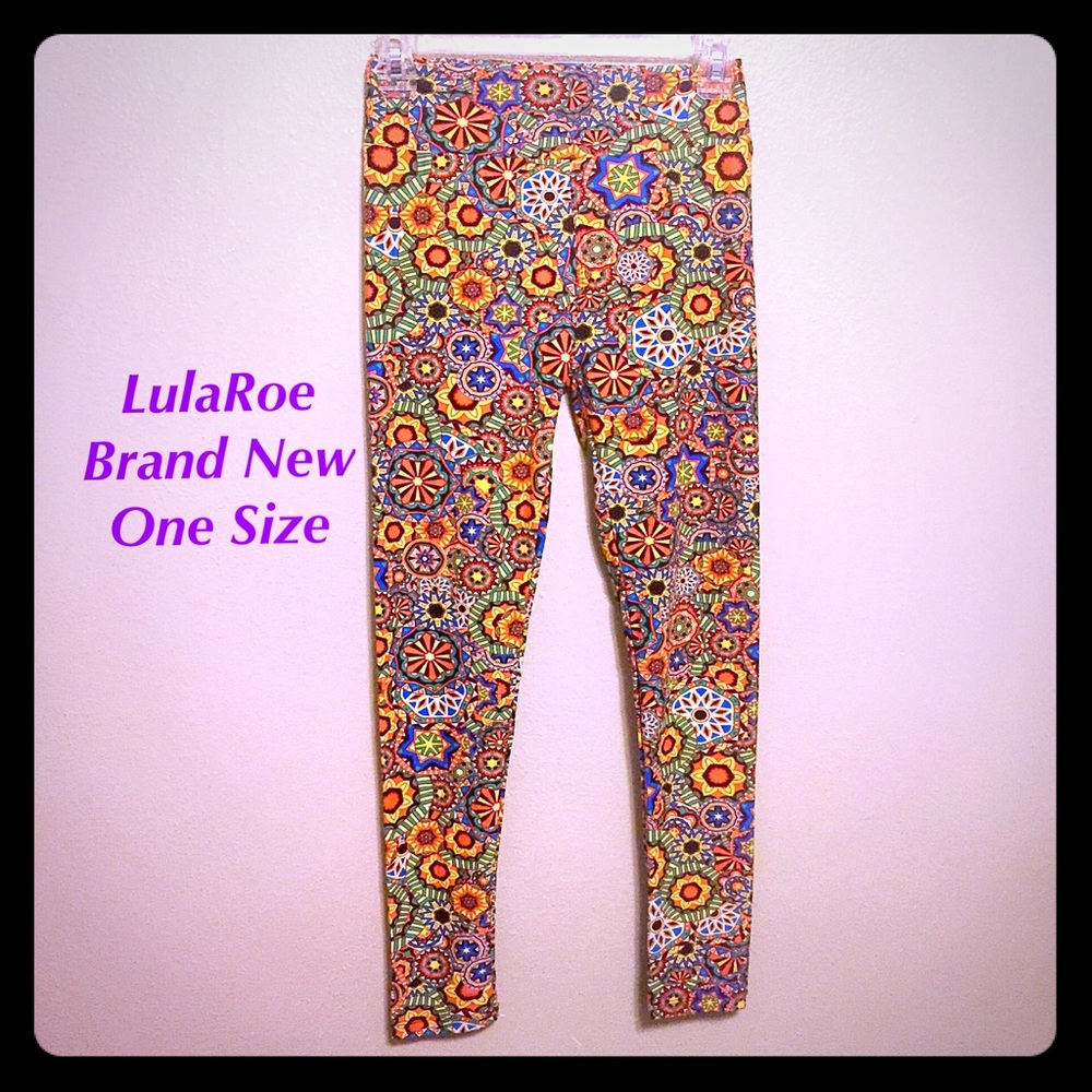 LulaRoe One Size Bright Kaleidoscope Print