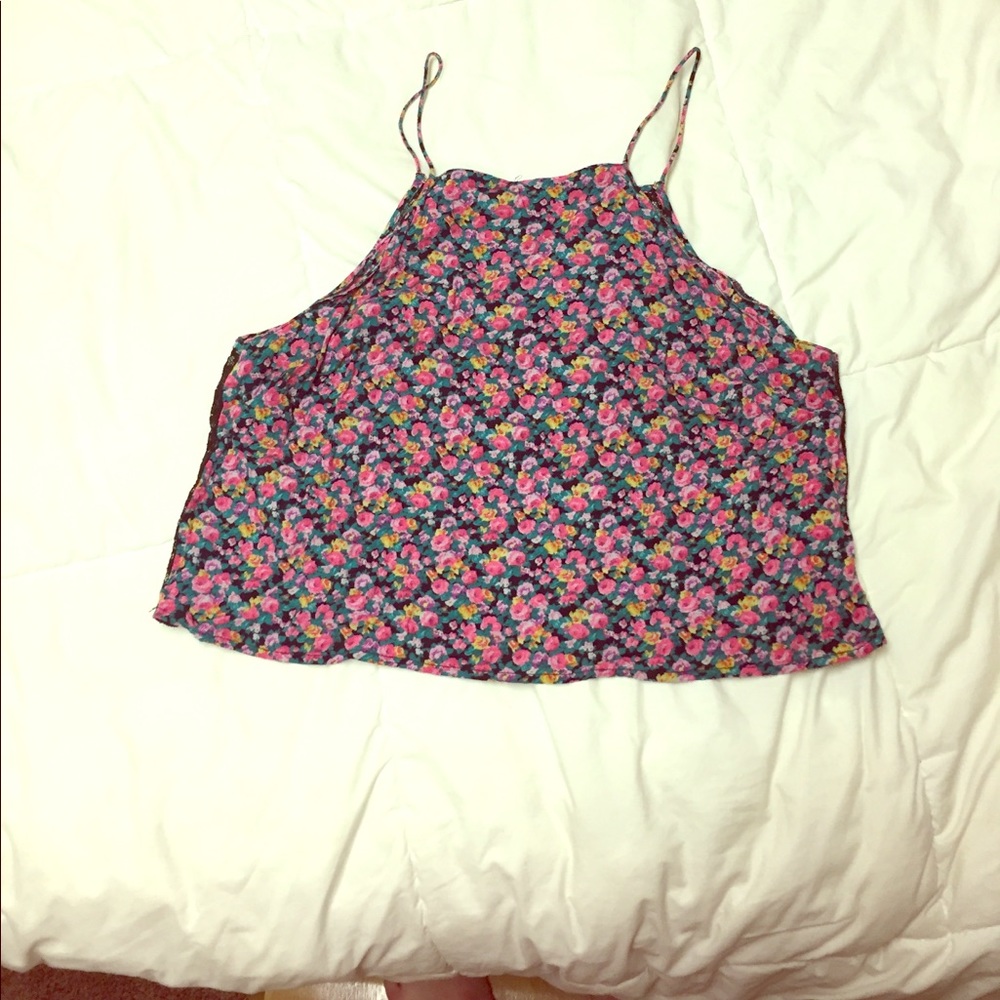 Floral crop top