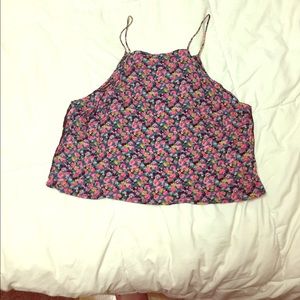 Floral crop top