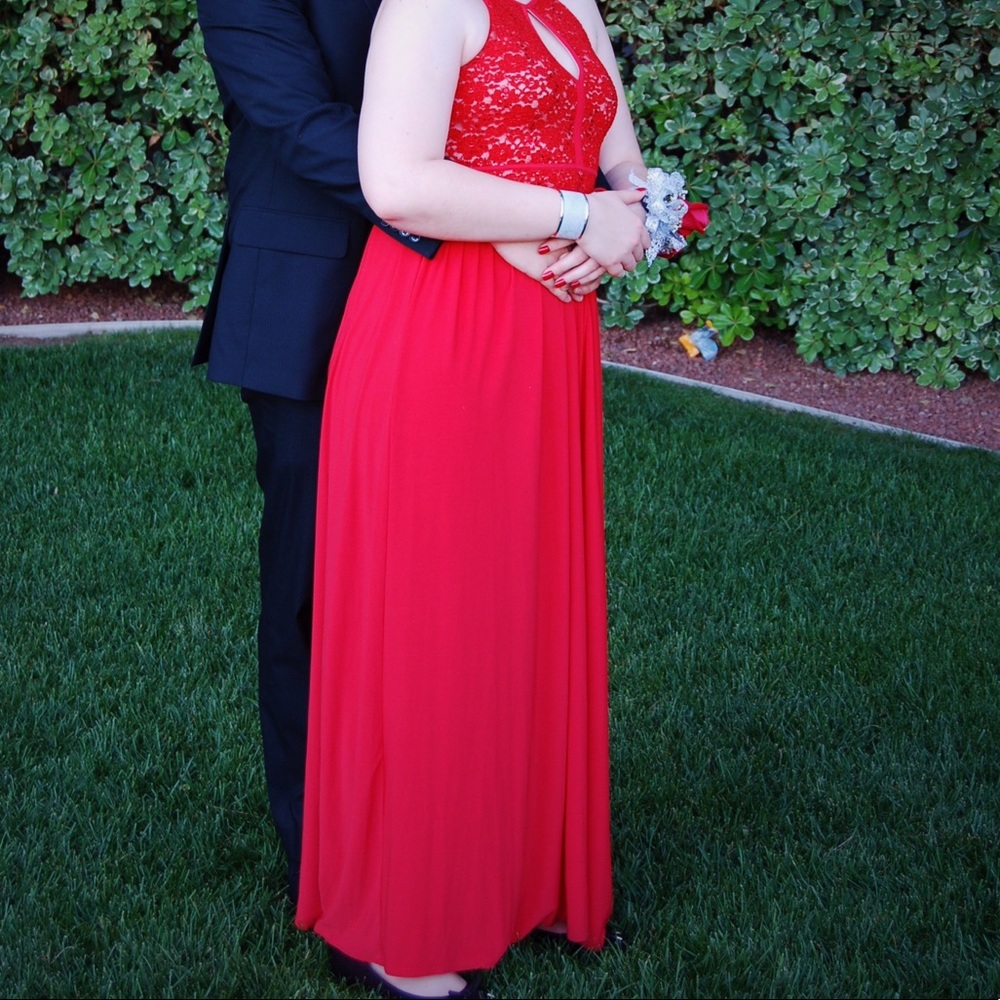 Ruby Red Prom/Hoco Dress